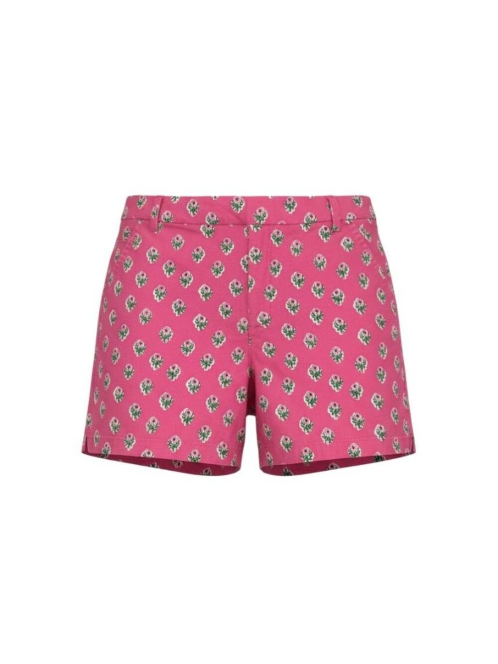 Crown & Ivy Womens Pink Floral Print Shorts 14